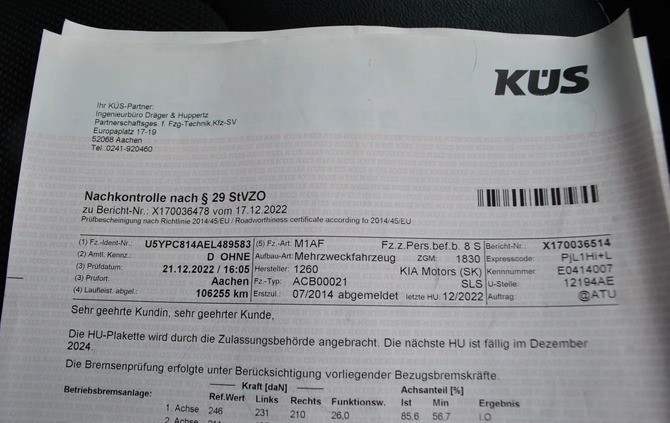 Kia Sportage cena 59999 przebieg: 120000, rok produkcji 2014 z Pieńsk małe 781